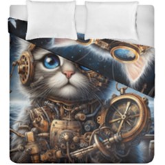 Maine Coon Explorer Duvet Cover Double Side (king Size) by CKArtCreations