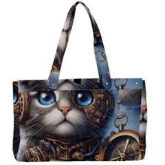 Maine Coon Explorer Canvas Work Bag by CKArtCreations