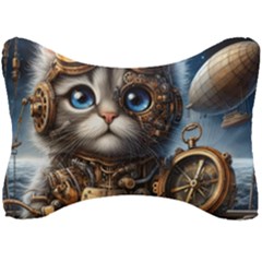 Maine Coon Explorer Seat Head Rest Cushion by CKArtCreations