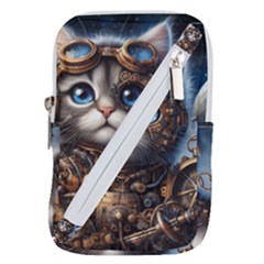 Maine Coon Explorer Belt Pouch Bag (large) by CKArtCreations