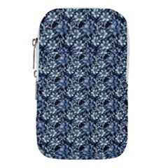 Blue Flowers 001 Waist Pouch (small) by DinkovaArt