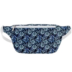 Blue Flowers 001 Waist Bag  by DinkovaArt