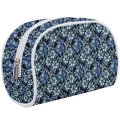 Blue Flowers 001 Make Up Case (large) by DinkovaArt