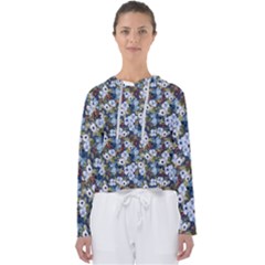 Blue Flowers 2 Women s Slouchy Sweat