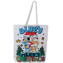 Bluey Birthday Full Print Rope Handle Tote (large) by avitendut