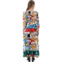 Bluey birthday Button Up Maxi Dress View2