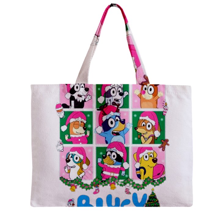 bluey christmas Zipper Mini Tote Bag