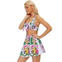 bluey christmas Vintage Style Bikini Top and Skirt Set  View2