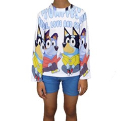 Stumpfest Bluey Kids  Long Sleeve Swimwear by avitendut