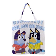 Stumpfest Bluey Grocery Tote Bag by avitendut