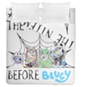 bluey halloween Duvet Cover Double Side (Queen Size) View1