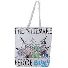 Bluey Halloween Full Print Rope Handle Tote (large) by avitendut