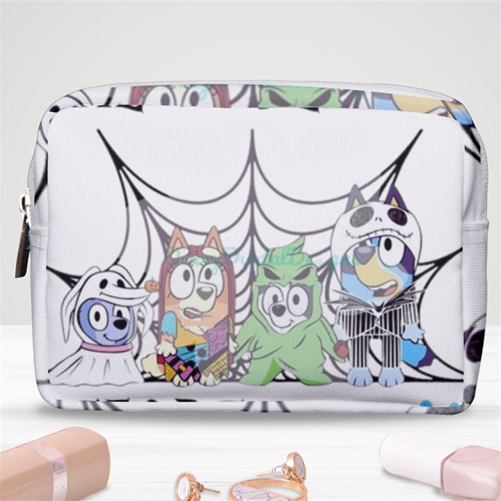 bluey halloween Make Up Pouch (Medium)