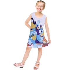 Bluey Kids  Tunic Dress by avitendut