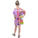 grannies bluey Kids  One Piece Chiffon Dress View2