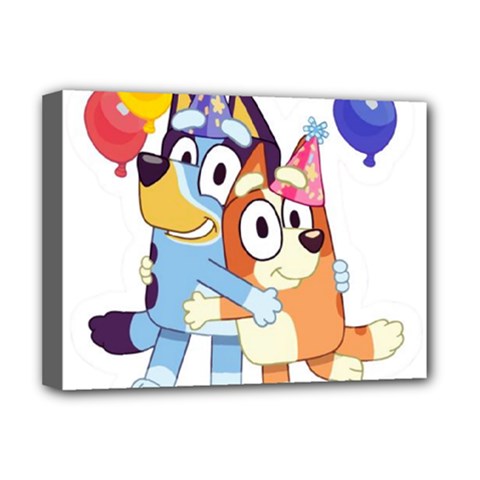 Bluey Birthday Deluxe Canvas 16  X 12  (stretched)  by avitendut