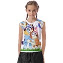 Bluey birthday Kids  Raglan Cap Sleeve T-Shirt View1