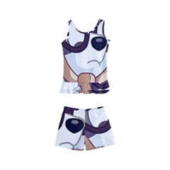 Bluey Christmas Kids  Boyleg Swimsuit