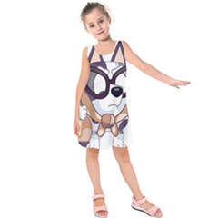 Bluey Christmas Kids  Sleeveless Dress