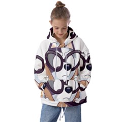 Bluey Rainbow Kids  Oversized Hoodie by avitendut