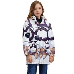 Bluey Christmas Kids  Hooded Longline Puffer Jacket