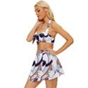 bluey rainbow Vintage Style Bikini Top and Skirt Set  View2