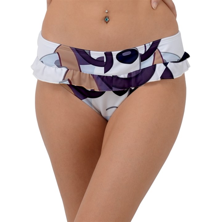 bluey Frill Bikini Bottoms