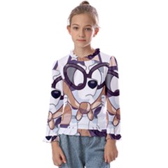 Bluey Christmas Kids  Frill Detail T-shirt