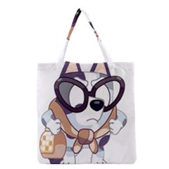 Bluey Funny Grocery Tote Bag by avitendut