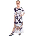 bluey funny Kids  Quarter Sleeve Maxi Dress View1