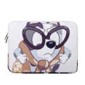 bluey funny 13  Vertical Laptop Sleeve Case With Pocket View1