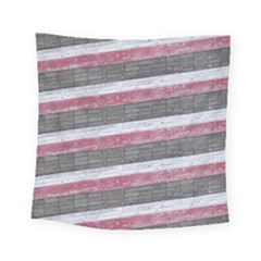 Vintage Vibrant Stripes Pattern Print Design Square Tapestry (small)