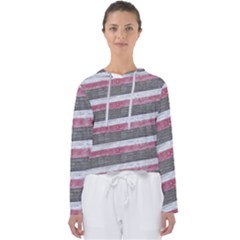 Vintage Vibrant Stripes Pattern Print Design Women s Slouchy Sweat by dflcprintsclothing