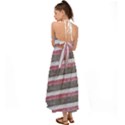 Vintage Vibrant Stripes Pattern Print Design Halter Tie Back Dress  View2