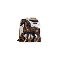 Steampunk Horse Punch 1 Drawstring Pouch (xs) by CKArtCreations