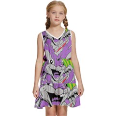 Blink 182 Kids  Sleeveless Tiered Mini Dress by avitendut