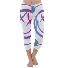 Blink 182 Logo Capri Winter Leggings  by avitendut