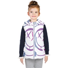 Blink 182 Logo Kids  Hooded Puffer Vest