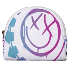 Blink 182 Logo Horseshoe Style Canvas Pouch by avitendut