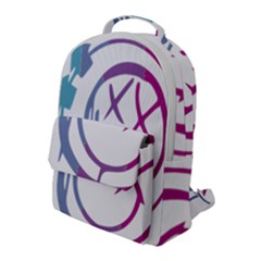 Blink 182 Logo Flap Pocket Backpack (large) by avitendut