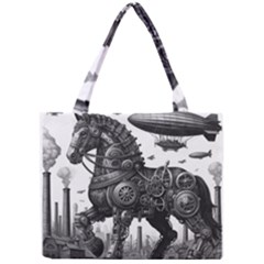 Steampunk Horse  Mini Tote Bag by CKArtCreations