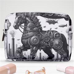 Steampunk Horse  Make Up Pouch (medium) by CKArtCreations