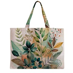 Flowers Spring Zipper Mini Tote Bag