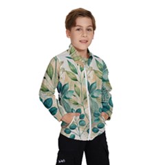 Flowers Spring Kids  Windbreaker by Maspions