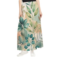 Flowers Spring Maxi Chiffon Skirt