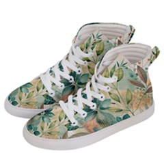 Flowers Spring Women s Hi-top Skate Sneakers