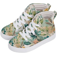 Flowers Spring Kids  Hi-top Skate Sneakers