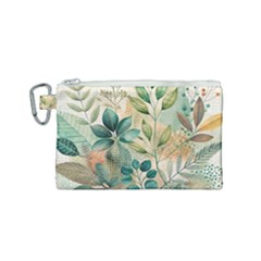 Flowers Spring Canvas Cosmetic Bag (small)