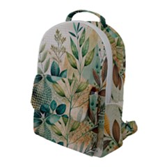 Flowers Spring Flap Pocket Backpack (large)