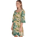 Flowers Spring Velour Kimono Dress View2